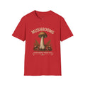 Mushrooms Vintage Graphic T-Shirt — Botanical Fungi Design